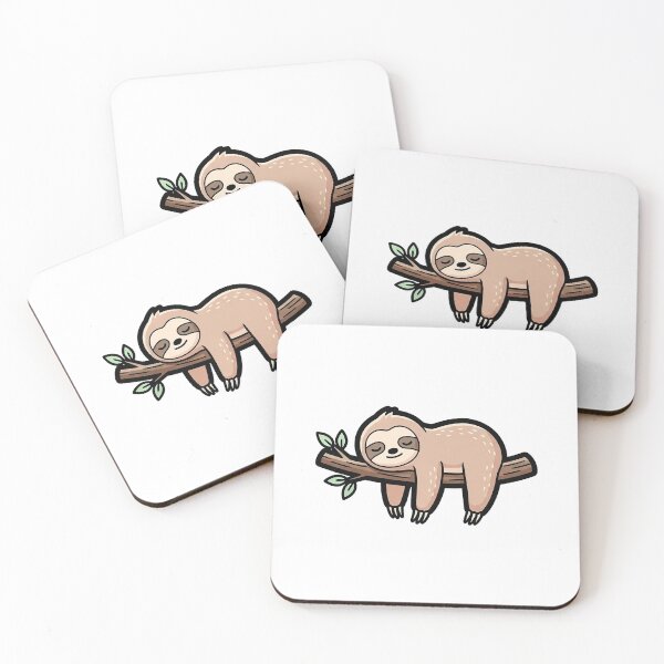 Item preview, Cozy Sleepy Sloth Napping on Branch designed and sold by Osmose-Studio.