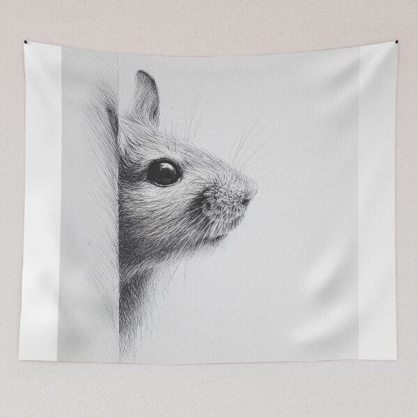 Item preview, Curious Peeking Degu designed and sold by lautir.