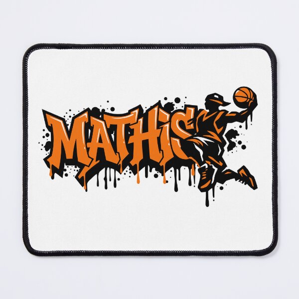 Item preview, Mathis Basketball Graffiti Street Art Slam Dunk Design designed and sold by digital.stickerperso.com.