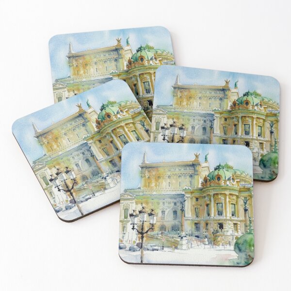 Item preview, Opera Garnier Paris Watercolor designed and sold by caracatita75.