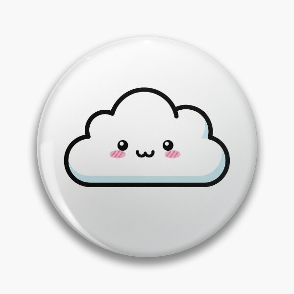 Item preview, Cute Blushing Kawaii Cloud with Rosy Cheeks designed and sold by Osmose-Studio ⭐⭐⭐⭐⭐.