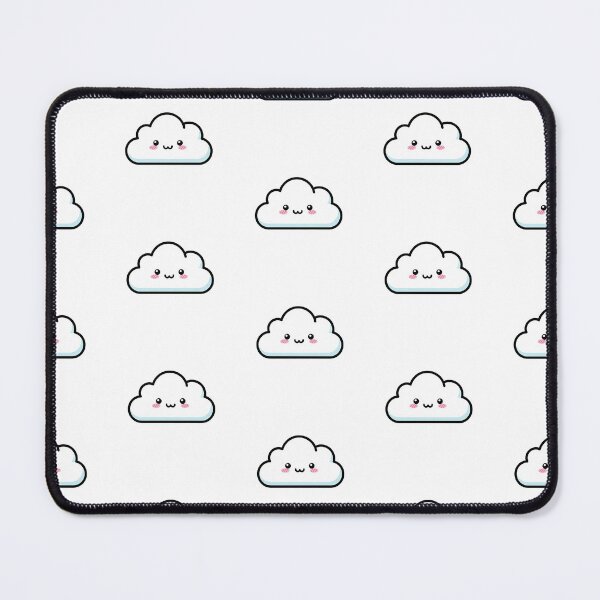Item preview, Cute Blushing Kawaii Cloud with Rosy Cheeks designed and sold by Osmose-Studio ⭐⭐⭐⭐⭐.