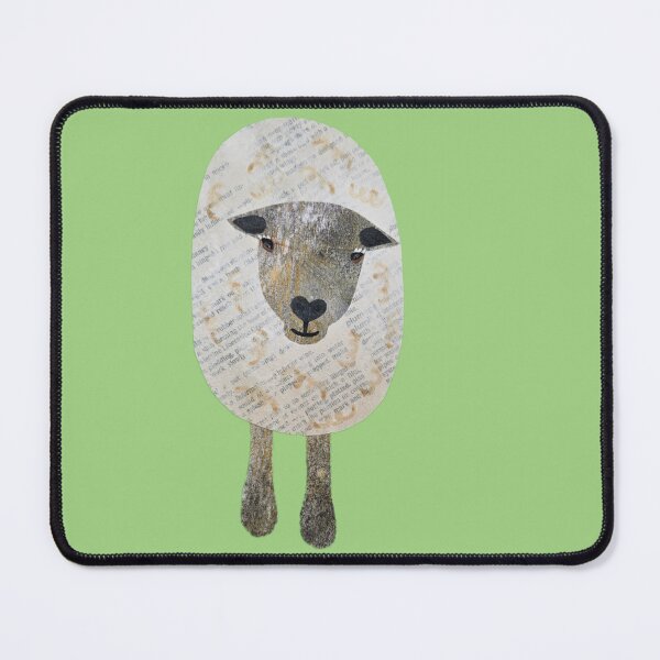 Item preview, Curly the sheep collage designed and sold by RachelHayesArt.