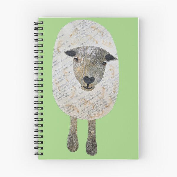 Item preview, Curly the sheep collage designed and sold by RachelHayesArt.