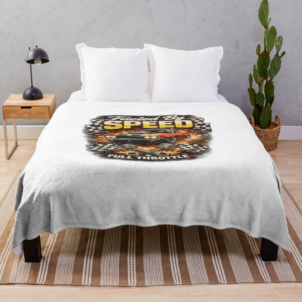 Item preview, Fueled By Speed Vintage Muscle Car Racing Design designed and sold by Artbysarmina.