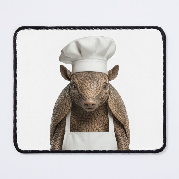 Item preview, Funny Armadillo Chef Realistic Animal Cooking Humor Art designed and sold by LazyOwlStore.