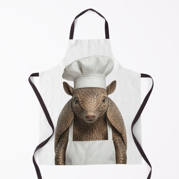 Item preview, Funny Armadillo Chef Realistic Animal Cooking Humor Art designed and sold by LazyOwlStore.