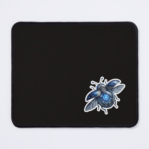 Item preview, Cosmic Cyber Beetle Sci Fi Sticker designed and sold by Spontane Minds.