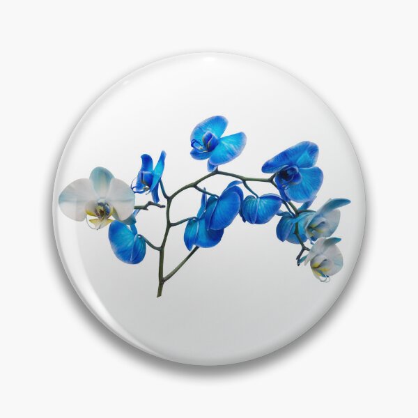 Item preview, Exotic Blue Orchids on White designed and sold by MariaAbaza.