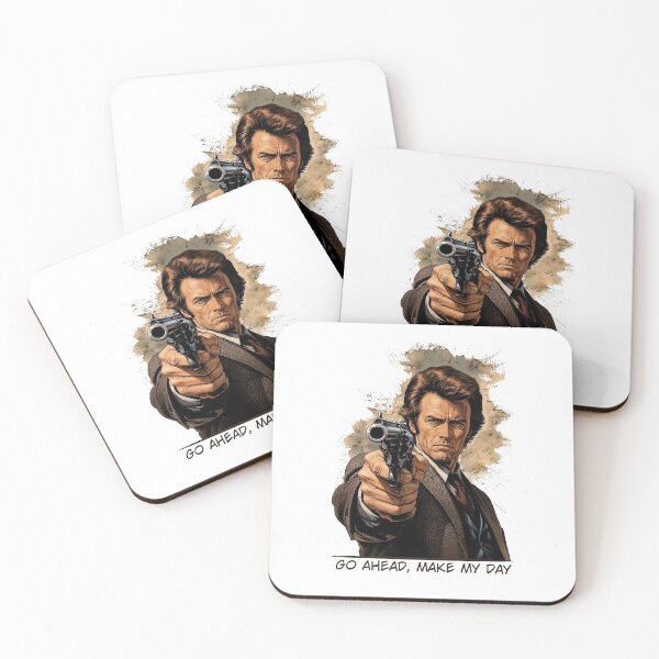 Item preview, Dirty Harry, Clint Eastwood - badass with Revolver designed and sold by JacekKita.