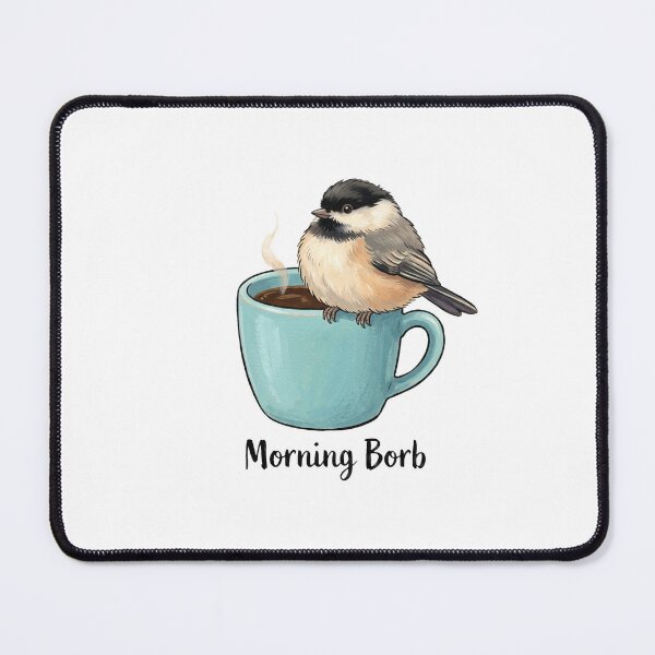 Item preview, Cozy Coffee Mug Fat Chickadee Morning Borb designed and sold by DuckOddity.