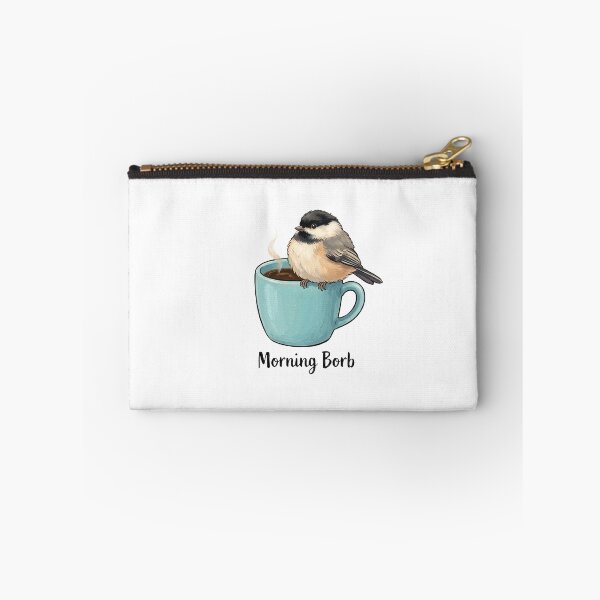 Item preview, Cozy Coffee Mug Fat Chickadee Morning Borb designed and sold by DuckOddity.