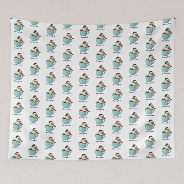 Item preview, Cozy Coffee Mug Fat Chickadee Morning Borb designed and sold by DuckOddity.