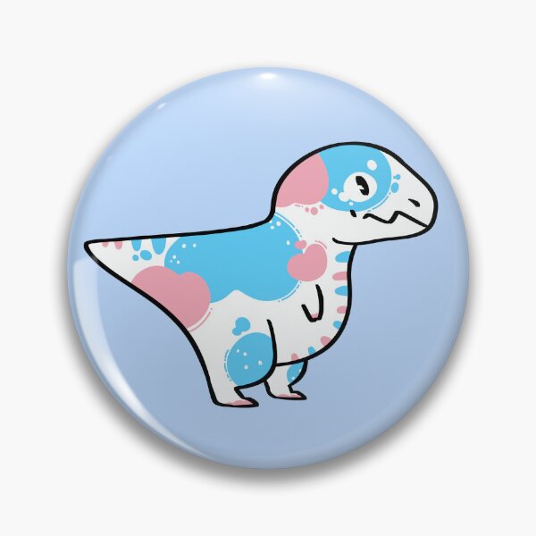 Artikelvorschau, Transsaurus Rex LGBTQ Pride Dino Aufkleber entworfen und verkauft von sadfacestickers.