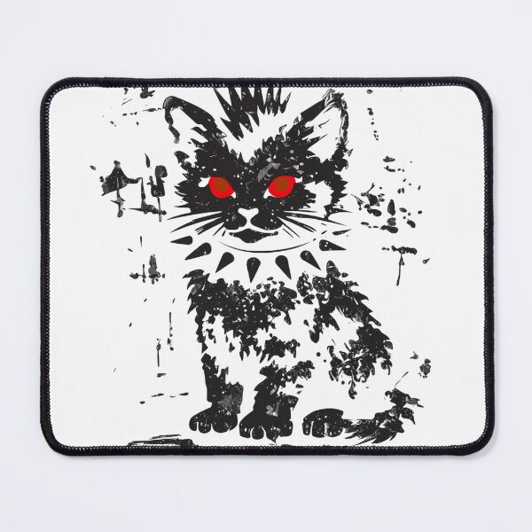 Item preview, Vintage Funny Cat Punk Kitten designed and sold by RustHannahOne.