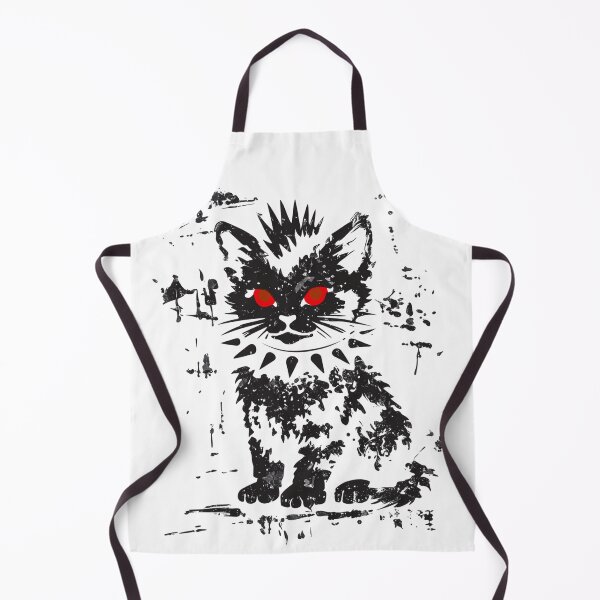 Item preview, Vintage Funny Cat Punk Kitten designed and sold by RustHannahOne.