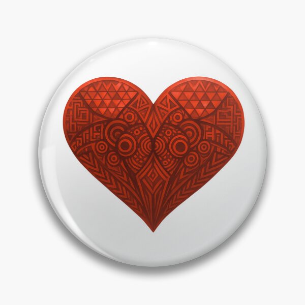 Item preview, Tribal Heart — Sacred Geometry & Mandala Art designed and sold by Liberty4Punk.