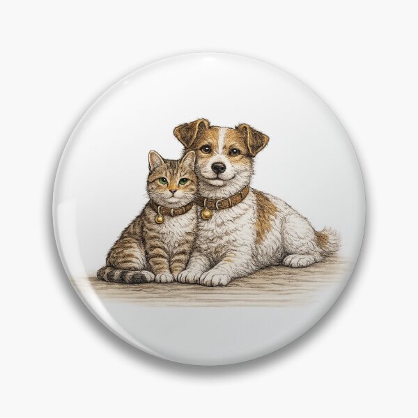 Item preview, Beautiful Tartarian Royal Cat & Dog - In Love - Visualise Invisible designed and sold by VisualiseIt.
