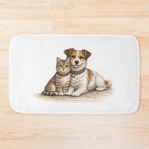 Item preview, Beautiful Tartarian Royal Cat & Dog - In Love - Visualise Invisible designed and sold by VisualiseIt.
