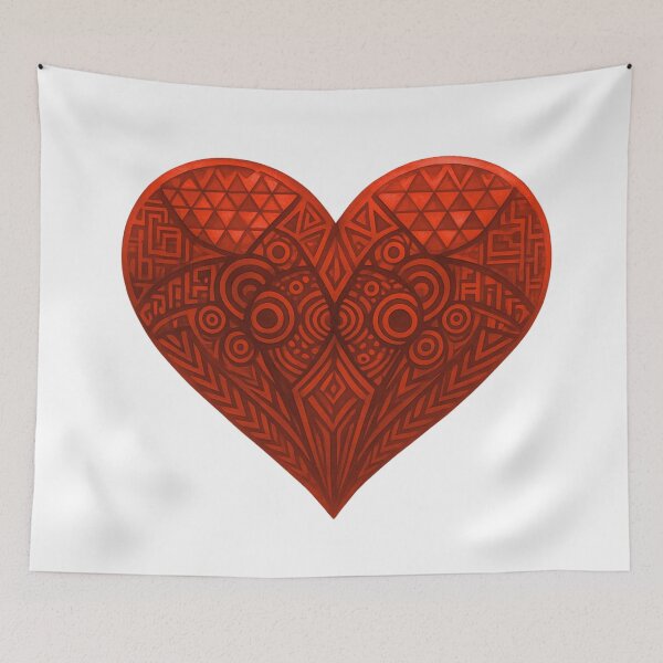 Item preview, Tribal Heart — Sacred Geometry & Mandala Art designed and sold by Liberty4Punk.
