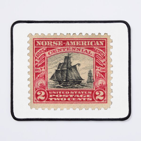 Item preview, Vintage US Norse Ship Centennial Postage Stamp designed and sold by red-amber65.