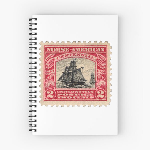 Item preview, Vintage US Norse Ship Centennial Postage Stamp designed and sold by red-amber65.