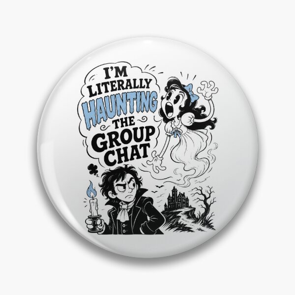 Item preview, Wuthering Heights Haunting The Group Chat Funny Ghost Art designed and sold by Fenay Designs.