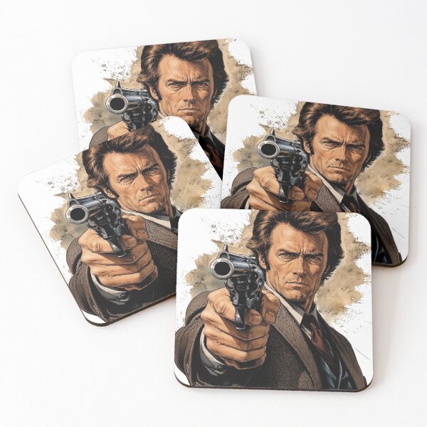 Item preview, Vintage Badass - Dirty Harry - Tough Guy with Revolver designed and sold by JacekKita.