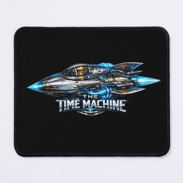 Item preview, THE TIME MACHINE™ Futuristic Tartarian Rocket Capsule | Metallic Sci-Fi Time Travel Artwork designed and sold by Emoji Emblems.
