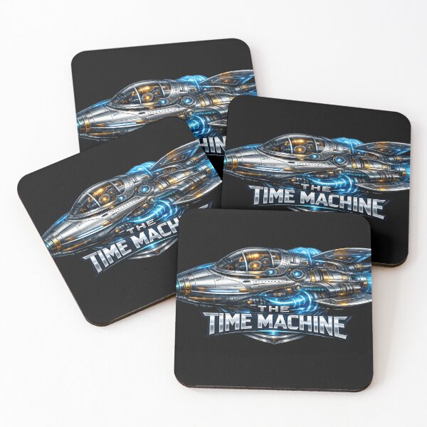 Item preview, THE TIME MACHINE™ Futuristic Tartarian Rocket Capsule | Metallic Sci-Fi Time Travel Artwork designed and sold by Emoji Emblems.