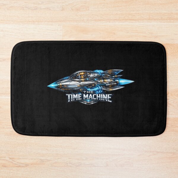 Item preview, THE TIME MACHINE™ Futuristic Tartarian Rocket Capsule | Metallic Sci-Fi Time Travel Artwork designed and sold by Emoji Emblems.