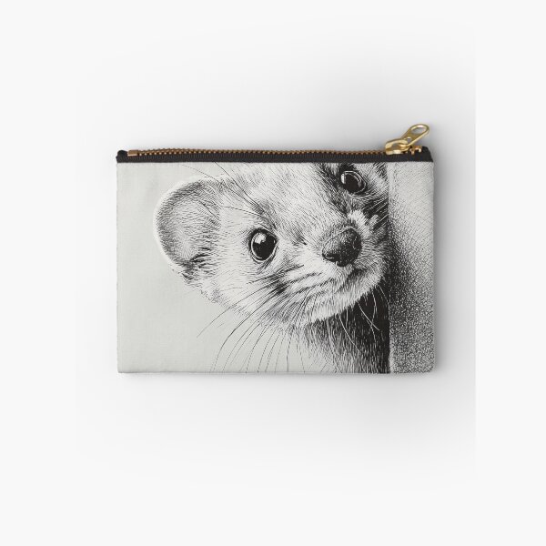 Item preview, Curious Peeking Ermine designed and sold by lautir.