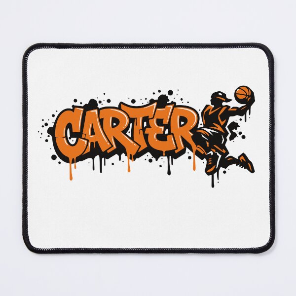 Item preview, Carter Basketball Graffiti Street Art Slam Dunk Design designed and sold by digital.stickerperso.com.