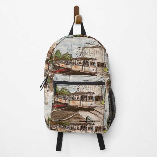 Item preview, Old tram at Pirnaischer Platz – Dresden Urban Sketch designed and sold by UMA Urban Sketch.