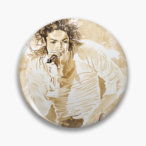 Item preview, Michael Jackson Watercolor Painting Beige  designed and sold by LuluLeb.