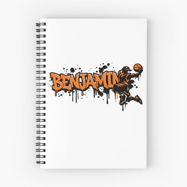 Item preview, Benjamin Basketball Graffiti Street Art Slam Dunk Design designed and sold by digital.stickerperso.com.