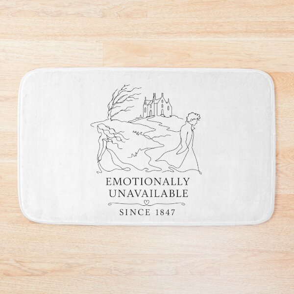 Item preview, Wuthering Heights Emotionally Unavailable Since 1847 Line Art designed and sold by Fenay Designs.