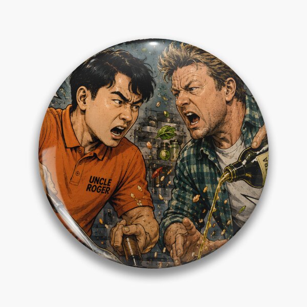 Item preview, Uncle Roger vs Jamie Oliver designed and sold by Wanderdreaming.