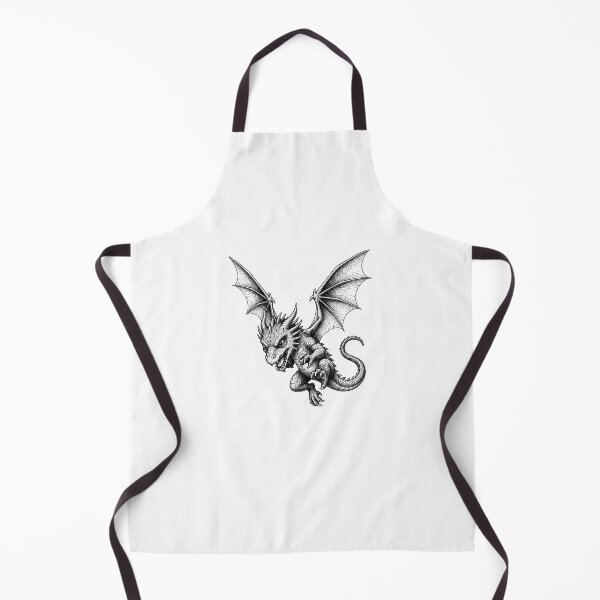 Item preview, 凶猛飞龙与老鼠插画 | 奇幻怪兽龙艺术设计 | Fierce Dragon Hunting Mouse Illustration designed and sold by Darkness Hole.