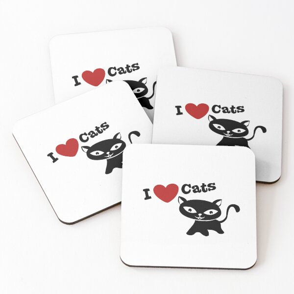 Item preview, I Love Cats - color designed and sold by sheilasan art.