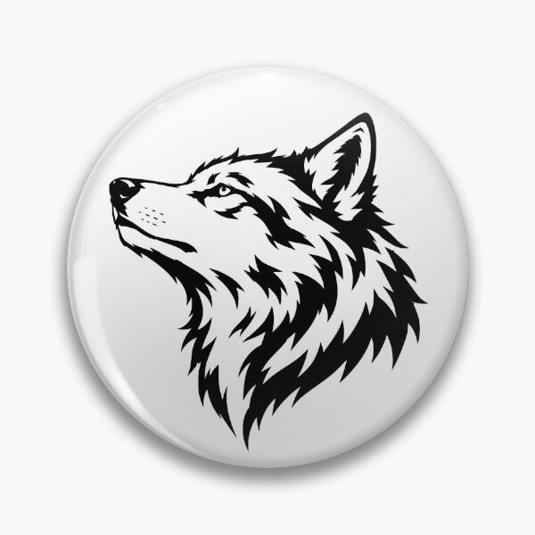 Item preview, Silent Wolf Side Gaze designed and sold by LAPUTIK.