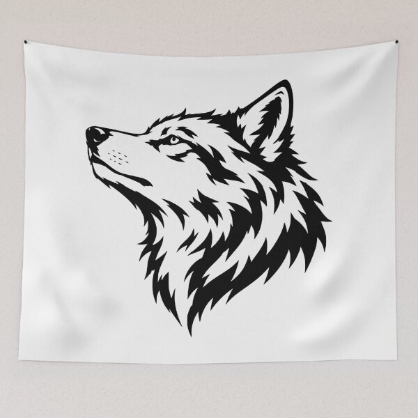Item preview, Silent Wolf Side Gaze designed and sold by LAPUTIK.