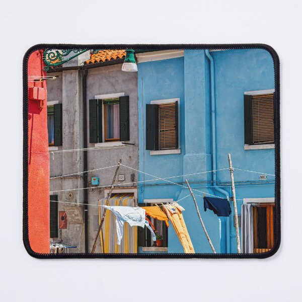 Item preview, Colorful Burano Street Scene designed and sold by Gerard Fornarotto.