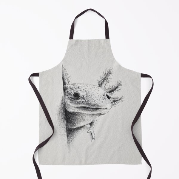 Item preview, Curious Axolotl Peeking designed and sold by lautir.