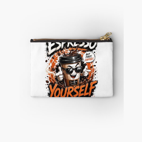 Item preview, Espresso Yourself Funny Coffee Lover T-Shirt | Cute Barista Streetwear Graphic Tee designed and sold by DigitalDream Gallery.