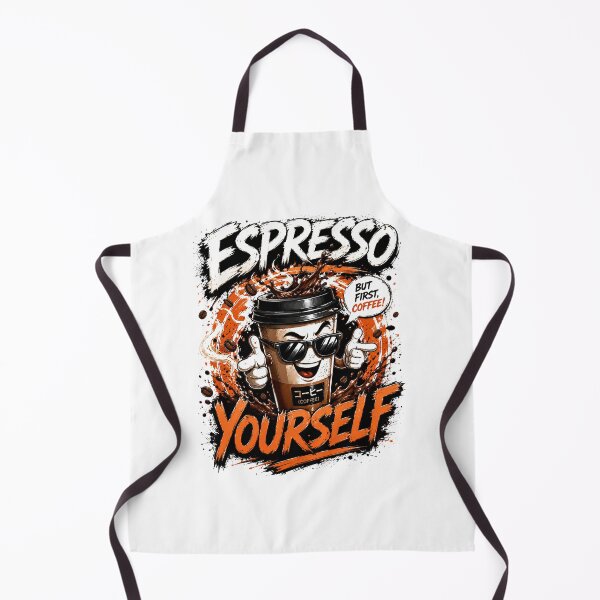 Item preview, Espresso Yourself Funny Coffee Lover T-Shirt | Cute Barista Streetwear Graphic Tee designed and sold by DigitalDream Gallery.