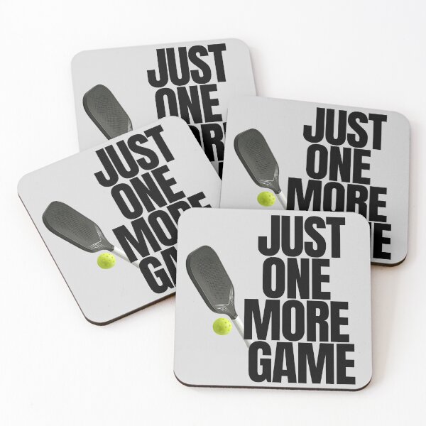 Item preview, Just One More Game (Pickleball) designed and sold by RunningWhiskers.