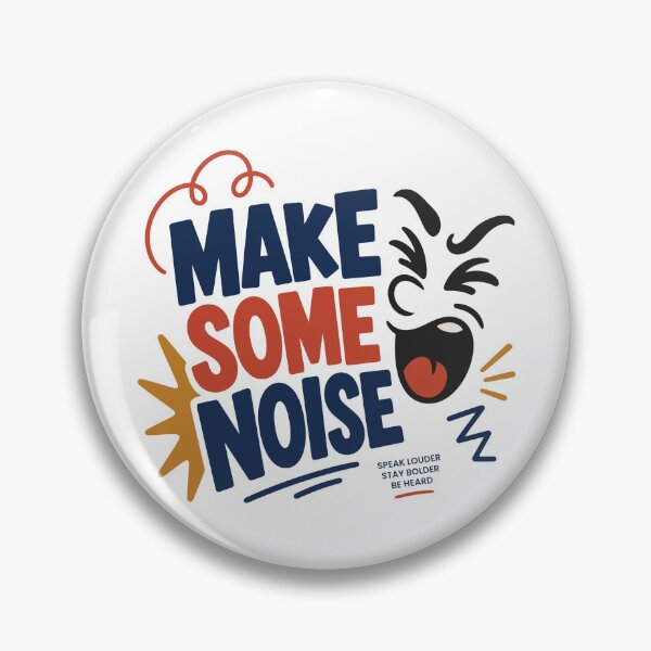 Item preview, Make Some Noise Speak Louder Motivational Quote designed and sold by vectalux.