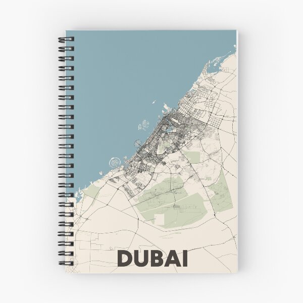 Item preview, Dubai Map designed and sold by MapsNerd.
