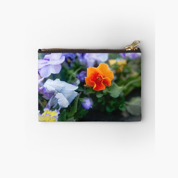 Item preview, Pansies flowers blooming in the flowerbed  designed and sold by Enerjetal.